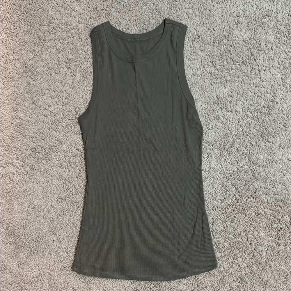 Olive Green Tank Top